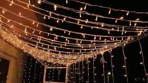 【Ready Stock 】2025 NEW Lampu Hiasan 8 Light Mode EU Plug  400LED Fairy Lights Outdoor Waterproof Decoration Light