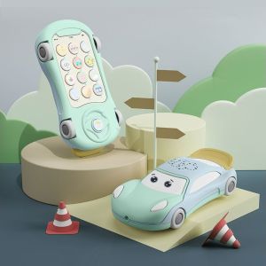 Children Handphone music & light cartoon car mobile kids toy projectior teether gift telefon bimbit mainan kanak kanak