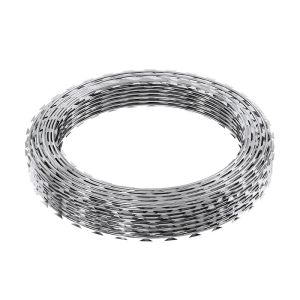 10meter Panjang Tarikan Kawat Duri Silet Anti-Theft Barrier Fence Barbed