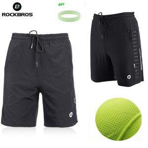 ROCKBROS Men Shorts Sport 3D Cropping Comfortable Training Shorts Quick Drying Casual Shorts Running Beach Shorts