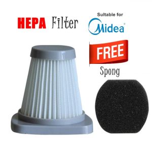 DISERVSTORE Replacement HEPA Filter For Midea Sc861 Sc861A Vacuum Cleaner Accessories Cleaning Hepa Filters|Penapis Habuk
