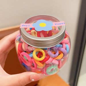Combo 100 Dây Chun Buộc Tóc Bé Gái Cột Tóc Cho Bé Nhiều Màu Chất Thun Co Dãn Tốt-NIEVE