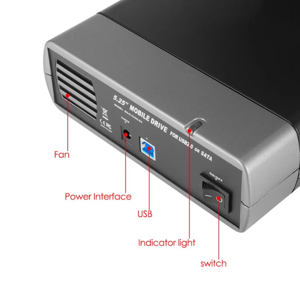 Optical Drive Enclosure To SATA External Hard