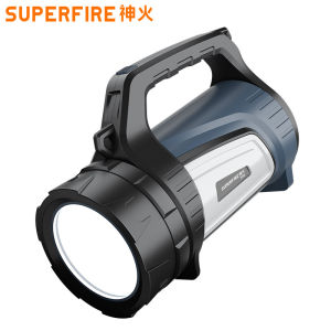 SUPERFIRE M9-E LED Searchlight remote Torchlight rechargeable camping waterproof super bright 2000 lumens 5 modes with red light Torchlight