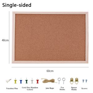 LUMIQLO Tự làm Bảng trưng bày nút chai Gỗ Mềm mại Bảng nút chai Trang trí nhà cửa Trang trí Bảng tin nhắn thư