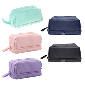Large Pencil Case High Capacity Pen Bag Multi Compartments Pen Organiser Travel Makeup Bag for Office School Travel