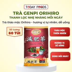 Trà Genpi Orihiro Nhật Bản túi lọc 3g x 60 gói – Trà thảo mộc thanh lọc cơ thể hương vị dễ uống