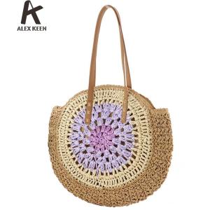 Casual Summer Straw Bag for Women Beach and Holiday Travel with Spacious Interior
