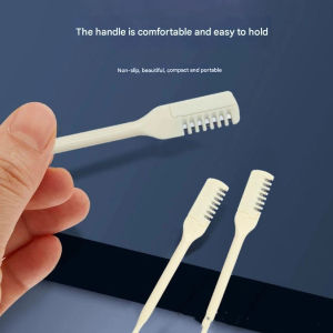 1pc 2 in 1 Nose Hair Trimmer Double Head Manual Nose Hair Remover Cleaning Tool COD