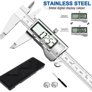 BERGARANSI Taffware Jangka Sorong stainless Digital sigmat LCD Vernier Caliper Micrometer 15cm SH20