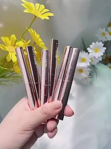 Long-Wear Lip Tint 24H Moisturizing Formula Non-Transfer Matte Lip Color Compact Tube Portable for Daily Use