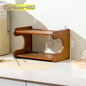 Lifetime Warranty Desktop Storage Rack Bamboo Organizer Biere Cup Drying Rack Kitchen Storage Rack