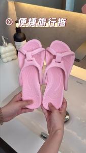 [Free Shipping] New Portable Folding Travel Slippers For Men And Women Specially Designed For Business Trips Suitable For Use In Bathrooms Non-Slip Travel Sandals