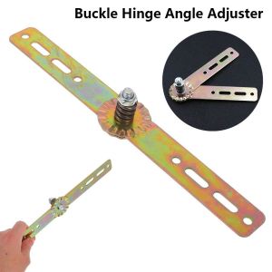 FFDWAA 1Pcs Iron Buckle Hinge Angle Adjuster 360 Degree 2mm Thickness Sofa Headrest Hinge  Heavy Duty Furniture Adjustable Angle Hinge for Sofa Bed Cupboard Recliner