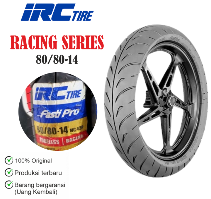 IRC 90/80-14 Fasti Pro Soft Compound Racing Ban Luar Motor Matic Balap