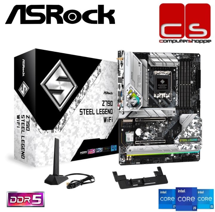 CPU ASRock Z790 Steel Legend corei9 13900kf ASRock > Z790 Steel Legend WiFi