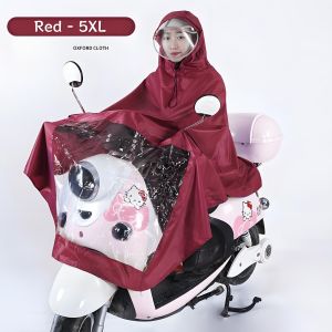 Electric Vehicle Raincoat-Fully WaterproofThickenedLong-sleevedSuitable For Electric Bike And Motorcycle Riding