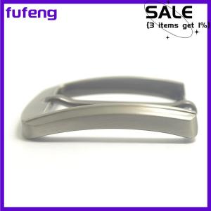fufeng 35 mm Zinc Alloy Mens Casual Belt Buckle End Bar Heel Buckle Single Pin Buckle