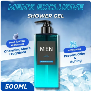 500ml Cologne Fragrance Mens Amino Acid Refreshing Skin Shower Gel Toning Shamp Set Syampu Lelaki - Anti-Kelemumur Anti-Gatal Kawalan Minyak Penambah Isipadu Wangian Tahan Lama Pencuci Badan & Syampu Bebas Silikon.