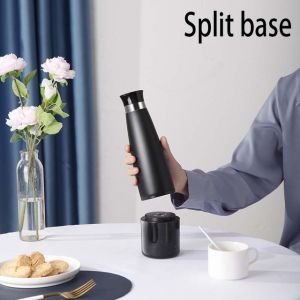 Wireless kettle portable electric kettle car boiling water USB charging bank outdoor travel heating thermos cup