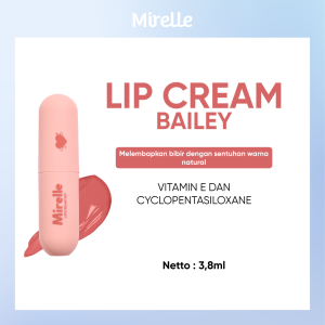 Mirelle Lipscreamtint 3in1 3.8ml With Vitamin E Melembabkan dan Membuat Bibir Lembut