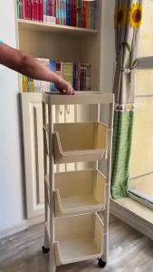 Kệ sách 4 tầng đa năng đựng đồ tài liệu Vuadienmay