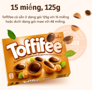 Hộp quà Toffifee Caramel Hazelnut Chocolate Candy 125g 400g