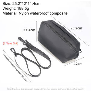 Portable Storage Bag for DJI Pocket 3 Action Camera Storage Pouch Travel Carring Bag