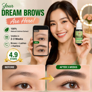 ✨7-Day Effective Thick Eyebrow &amp Hair Growth Serum  Nourishing Root Liquid With Xinjiang Pure Usma Grass Extract