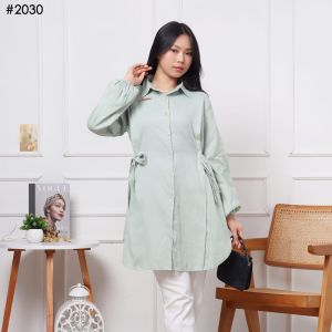 MEYDI long Tunik atasan Wanita dewasa premium bahan cotton yokka one size (30)