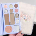 MugLeen Fluffy All In One Eyeshadow Blusher Highlight Contour Palette. 