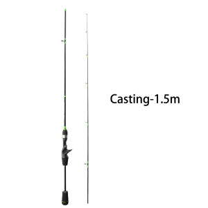 1.5m/1.68m rắn ul siêu nhẹ sợi carbon Cần câu tôm que quay/mồi que nhẹ que thu gọn cơ động cần câu ngoài trời