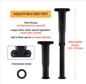 1PCS Adjustable Bed Beam Support Foot Reinforced Plastic Furniture Sofa Leg Bed Bottom Load Bearing Bracket
