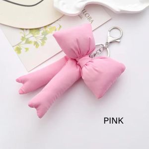 Bowknot Pendant Charm Keychain Portable Accessory for Phones Bag and Key Stylish Bowknot Pendant Keyrings Beautiful Bag Hangings Decoration Sweet Bow Keyring Trendy 3D Bowknot Keychain For Girls Fashion Bag Pendant Backpack Hanging Decoration Couple Gifts
