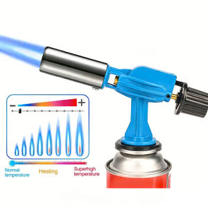 Portable Camping Metal Welding Gas Torch For Hiking Camping or Cooking - Blue