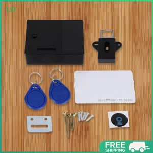 COD [Free Shipping] Invisible Sensor RFID Digital Lock for Cabinets and Shoe Drawers Smart Lock with Easy Installation in Satin Nickel