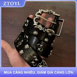 【ZTOYL】 Retro Người Đàn Ông Của Vành Đai Bohemian Phong Cách Thời Trang Cá Nhân Vành Đai Cho Nam Giới Phụ Nữ Punk Rock Y2K Thắt Lưng-Cho Quần Jean Dresses & Mặc Giản Dị