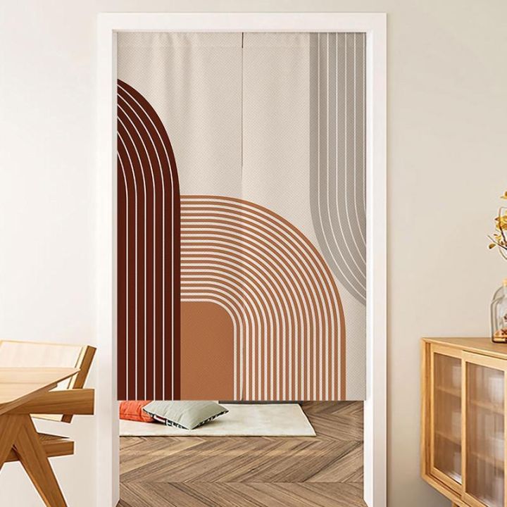Japanese Living Room Curtain Divider Hall Partition Curtain Short Door