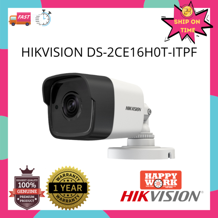 HIKVISION DS-2CE16H0T-ITPF 2.8MM | 5MP | INDOOR /OUTDOOR EXIR BULLET ...