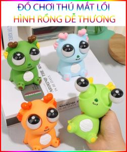 Đồ Chơi Xả Stress Thú Mắt Lồi Hình Rồng Đáng Yêu