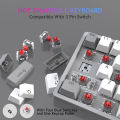AULA F3261 Bàn Phím Cơ Chơi Game Hoán Đổi Ánh Sáng RGB Type-C Bàn Phím Có Dây 61 Phím Hỗ Trợ Cho Máy Vi Tính Máy Tính Để Bàn Máy Tính Xách Tay Trò Chơi Văn Phòng. 