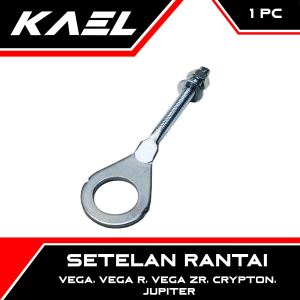 Setelan Rantai Vega & Vega R & Vega ZR & Crypton & Jupiter & GL 100 125 K & CB 100 Kanan Stelan Anting & Plat Besi Rante