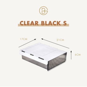 [SG Stock] Sliding Under Desk Drawer Storage Hidden Storage Desktop Drawers Under Table OrganizerSelf-Adhesive Pencil Tray Drawer