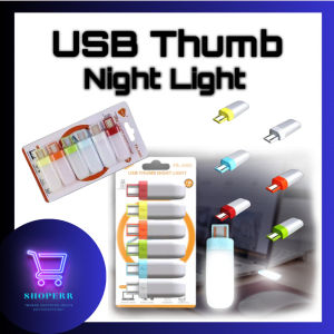 6pcs Led Thumb Night Light Energy Saving USB 5v power bank