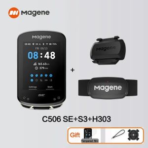 2026 Magene GPS Bike Computer C506SE Wireless Color Screen Bicycle Speedometer Odometer Waterproof Navigation Bluetooth Ant Sensor