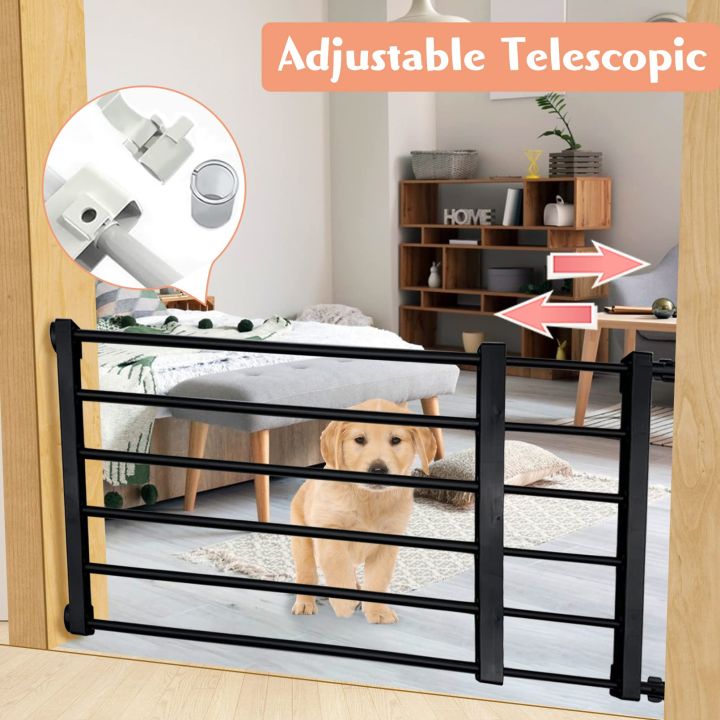 Dog Fence Adjustable Safety Gate For Pets Baby Pet Fence Stair Safety Gate Dog Playpen Fence Stackable Safety Door Gate Lazada PH