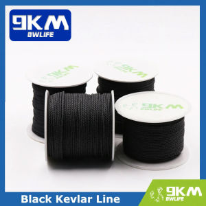 50Lbs-2000Lbs Black Kevlar Line Braided Fishing Assist Line Kite Camping Line Backpacking Cord TTent Guyline Tactical Rope2026