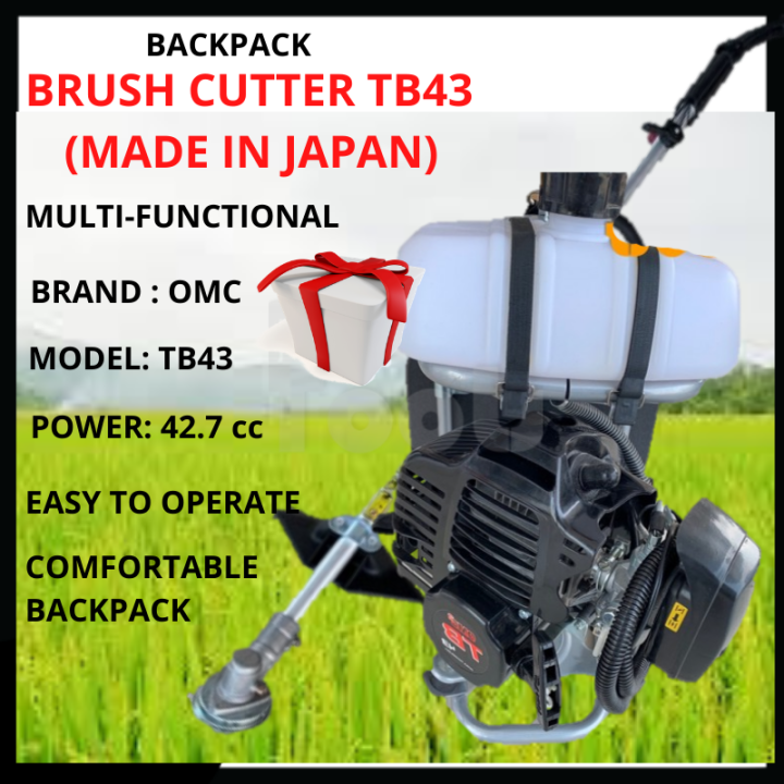 Mytools TB43 43CC Knapsack Brush Cutter Grass Cutter Mesin