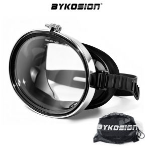 BYKOSION Face Snorkeling Set Anti Leak Easy Breathing Diving Mask Full Face Swimming Goggles For Adults Kids
