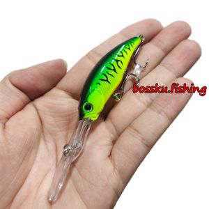10cm / 7.5g  X Deep 60F  Live series Floating Minnow / Siakap Killer / Fishing lure /bossku.fishing